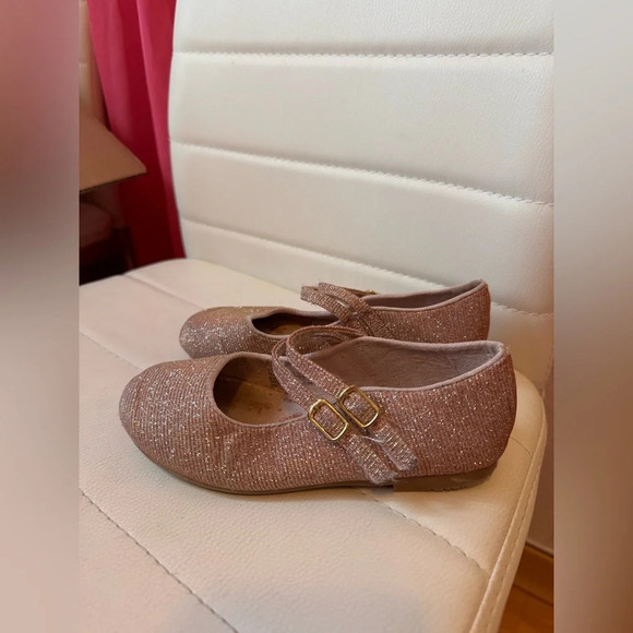 Girl Double Buckle Mary Jane Flats OshKosh Size 11 - Picture 1 of 4